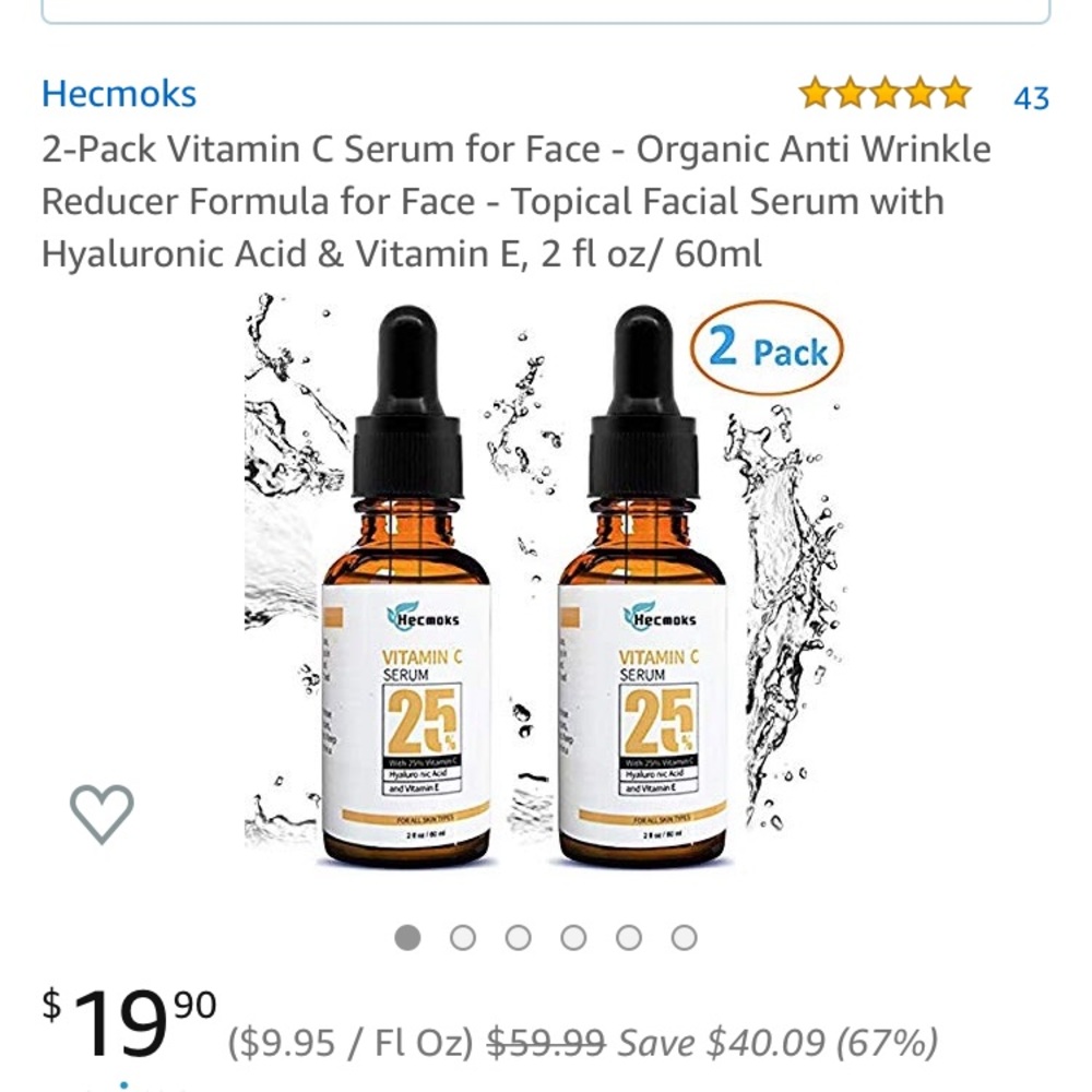 Facial vitamin oil